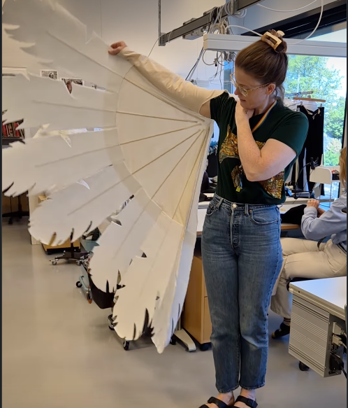 Large paper wing construction